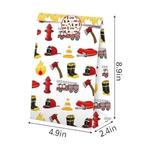 Bolsas de dulces con pegatinas para bomberos bolsas de_2