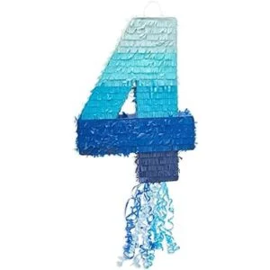 Piñata de cuerda número 4 para niños fiesta de cumpleaños_3