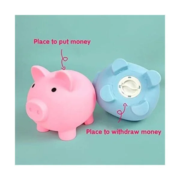 Bonita alcancía para Sbrvaniy Pig Money Bank para niños y_5