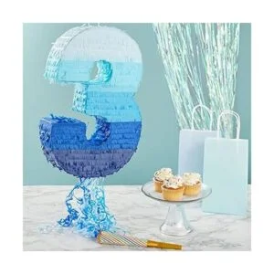 Piñata de cuerda número 3 para niños 3er fiesta de_2