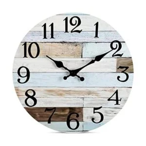 Reloj de pared Reloj de pared de madera silencioso sin_1