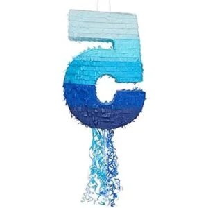 Piñata de cuerda número 5 para niños fiesta de cumpleaños_4