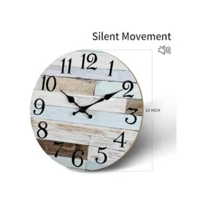 Reloj de pared Reloj de pared de madera silencioso sin_2