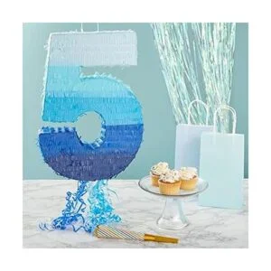 Piñata de cuerda número 5 para niños fiesta de cumpleaños_2