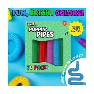 BunMo Juguetes sensoriales Pop Tubes paquete de 30 tubos_2