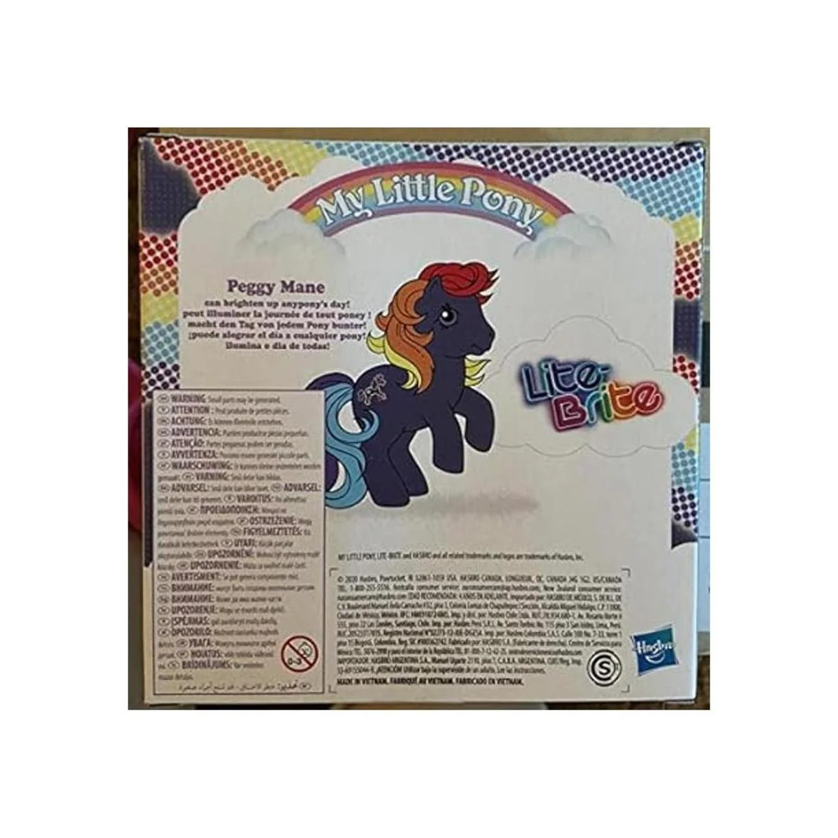 My Little Pony Retro LiteBrite Mashup Peggy Mane_3