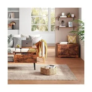 DINZI LVJ Estantes largos de pared juego de 2 estantes de_4