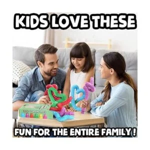 BunMo Juguetes sensoriales Pop Tubes paquete de 30 tubos_5