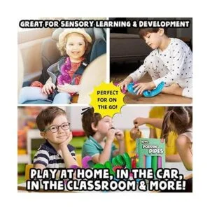 BunMo Juguetes sensoriales Pop Tubes paquete de 30 tubos_4