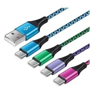 Cable USB tipo C 4 paquetes6 pies USB C cable de carga_1