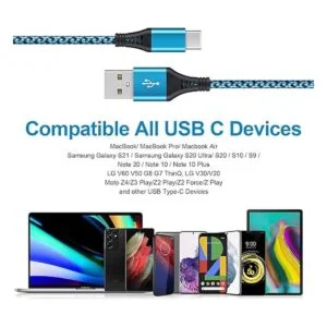 Cable USB tipo C 4 paquetes6 pies USB C cable de carga_6