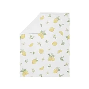 Sweet Jojo Designs Lemon Floral Baby Girl Manta recibiendo_2