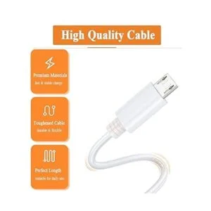 SGUUVAY 2 cables de carga micro USB de 6.6 pies para_3