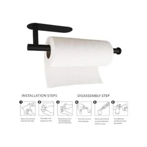 Toalleros de papel Blcak rollos de toallas de papel para_6