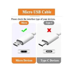 SGUUVAY 2 cables de carga micro USB de 6.6 pies para_2