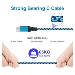 Cable USB tipo C 4 paquetes6 pies USB C cable de carga_5