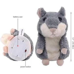 Hámster parlante repite todo lo que dices juguetes para_3