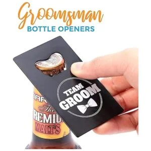 Abridores de botellas para padrinos de boda 6 paquetes