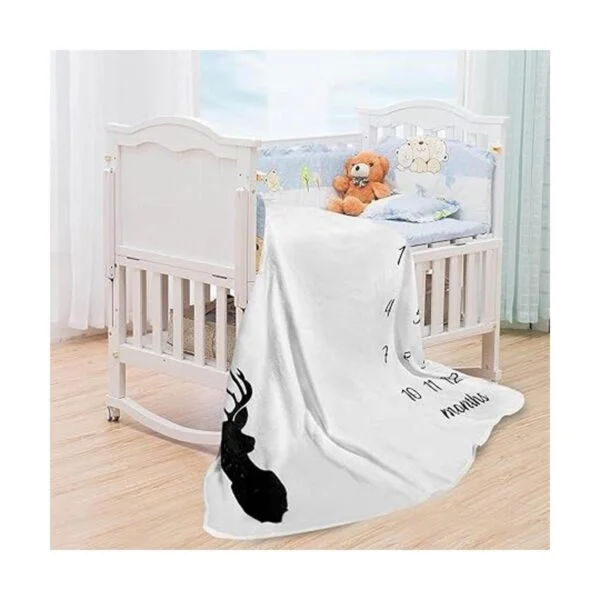 Manta mensual para bebé niño Manta para mes recién