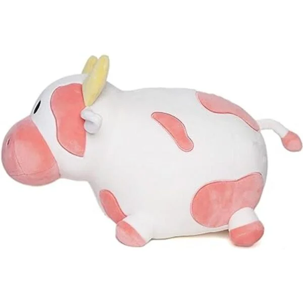 Avocatt Juguete de peluche de vaca rosa Animal de_3