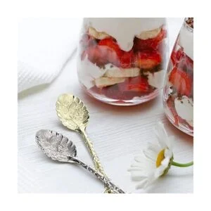 Cuchara retro de aleación de cristal cuchara de bruja