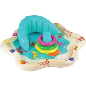 Tapete inflable para bebé con respaldo y divertidos