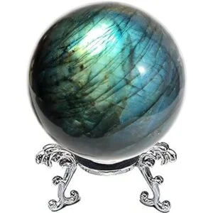RALDMOV Esfera de Labradorita natural bola de cristal de_2