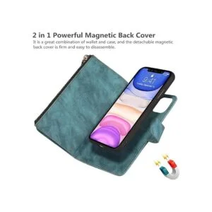 iCoverCase Funda tipo cartera para iPhone 11 con tarjetero_5