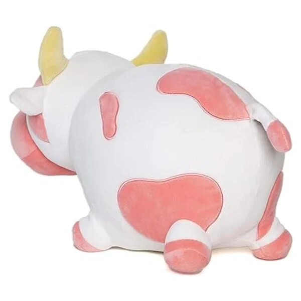 Avocatt Juguete de peluche de vaca rosa Animal de_4