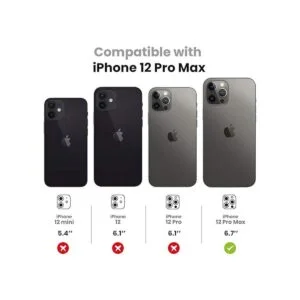 Tensea Compatible con iPhone 12 Pro Max protector de_2