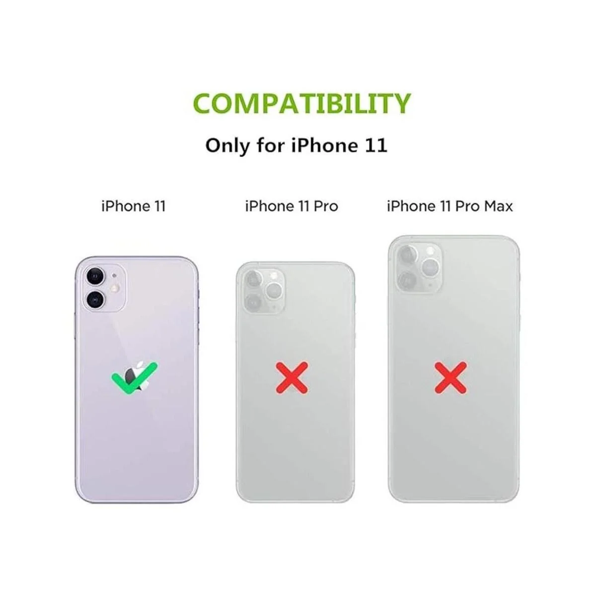 iCoverCase Funda tipo cartera para iPhone 11 con tarjetero_2