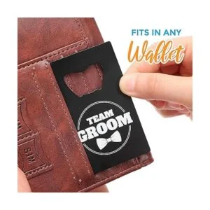 Abridores de botellas para padrinos de boda 6 paquetes