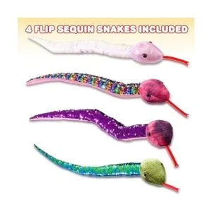 ArtCreativity Flip lentejuelas serpiente juguetes para_2