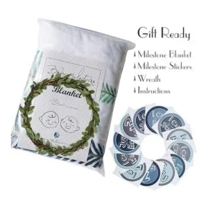 Yoothy Manta mensual de hitos para bebé y niña regalo