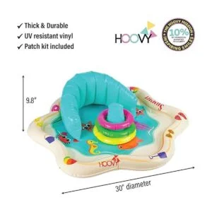 Tapete inflable para bebé con respaldo y divertidos