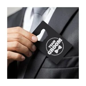 Abridores de botellas para padrinos de boda 6 paquetes