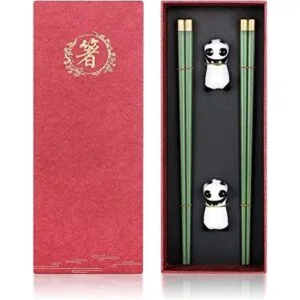 Palillos reutilizables de fibra de vidrio con soporte