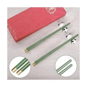 Palillos reutilizables de fibra de vidrio con soporte