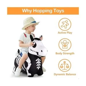 iPlay iLearn Bouncy Pals Caballo de salto de esqueleto_2