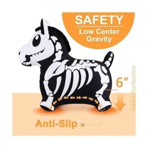iPlay iLearn Bouncy Pals Caballo de salto de esqueleto_5