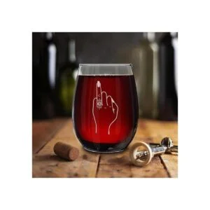 Shop4Ever Anillo de boda con diseño de dedo grabado sin_5