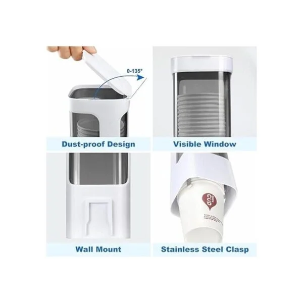 Dispensador de tazas enfriador de agua tipo tirón para