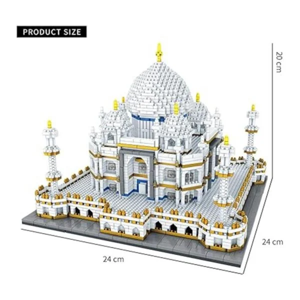 Architecture Taj Mahal Micro Blocks Kit de construcción de_6