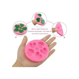 Meiyouju 2 moldes de silicona de pato 5 cavidades moldes