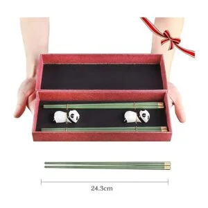 Palillos reutilizables de fibra de vidrio con soporte