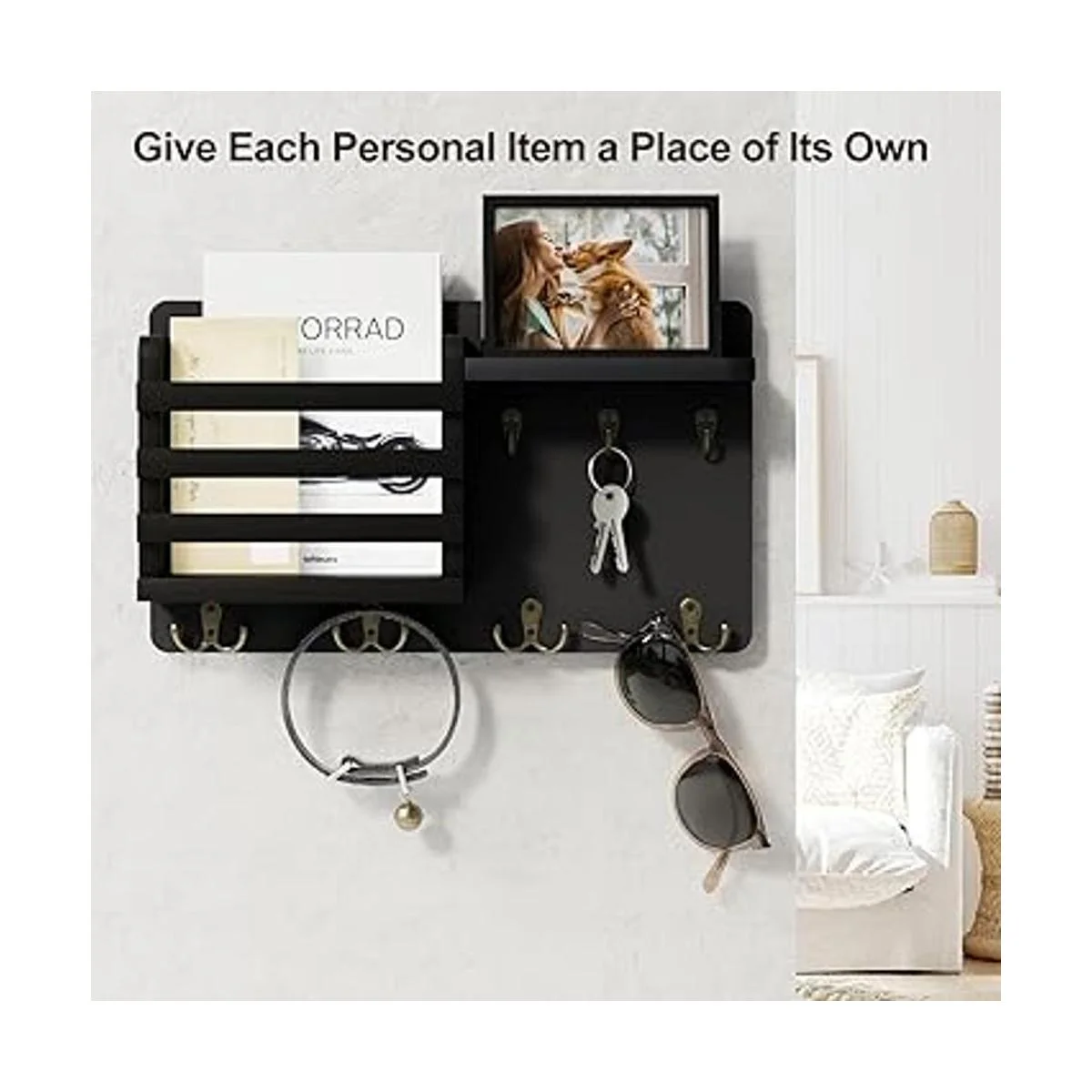 Nekon Soporte de correo para organizador de correo de