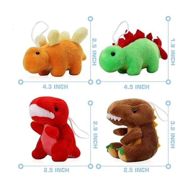 Paquete de 16 juguetes de peluche de dinosaurios a granel_4