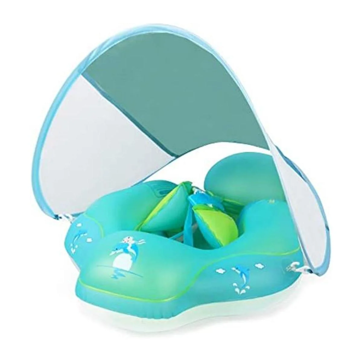 Relaxing Baby Anillo flotador para nadas con toldo de_1