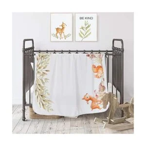 Yoothy Woodland Baby Manta mensual para niño y niña