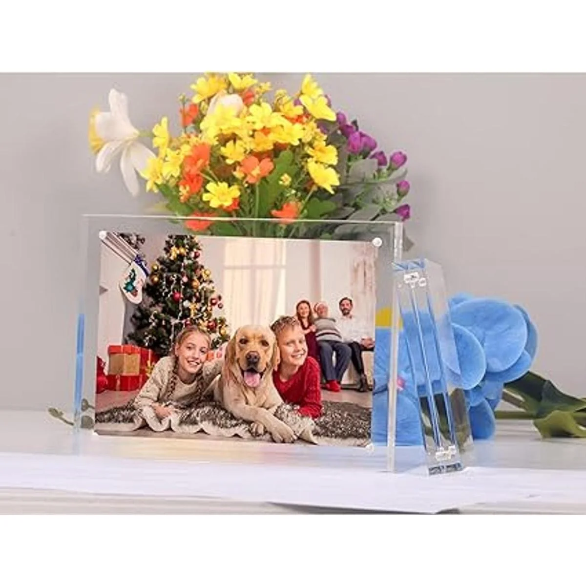 NIUBEE Marcos de fotos de acrílico de 4 x 6 pulgadas_4